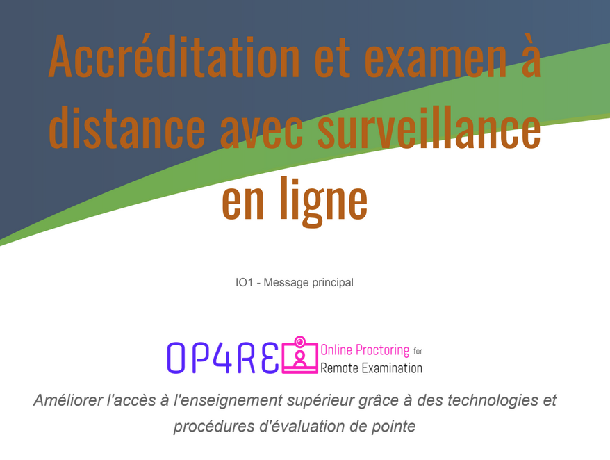 OP4RE - examen à distance