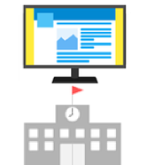 candidature Image écran ordinateur avec un dessin d'université