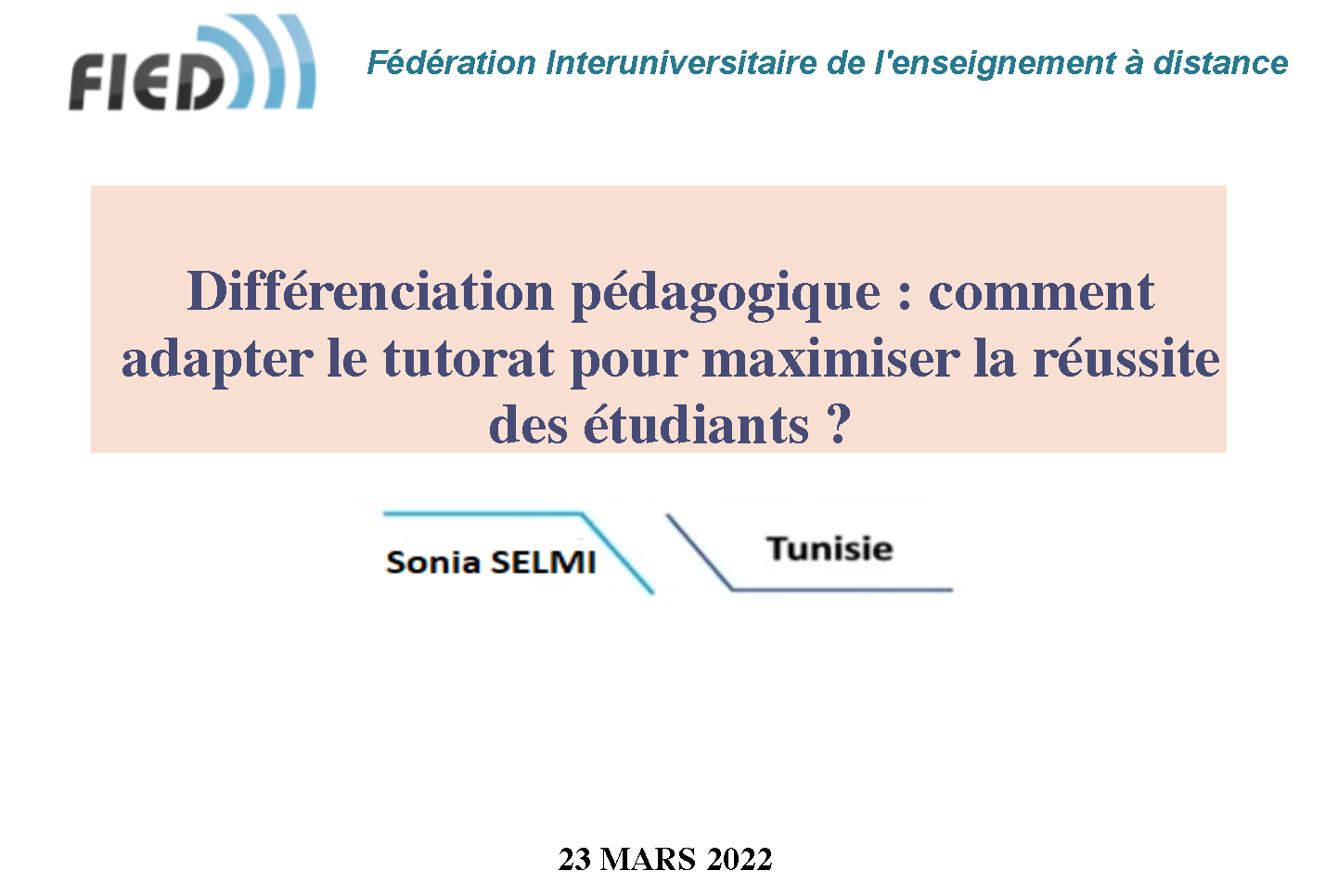 Sonia SELMI - Enseignant universitaire - Higher Institute of Technological Studies (Tunisie).