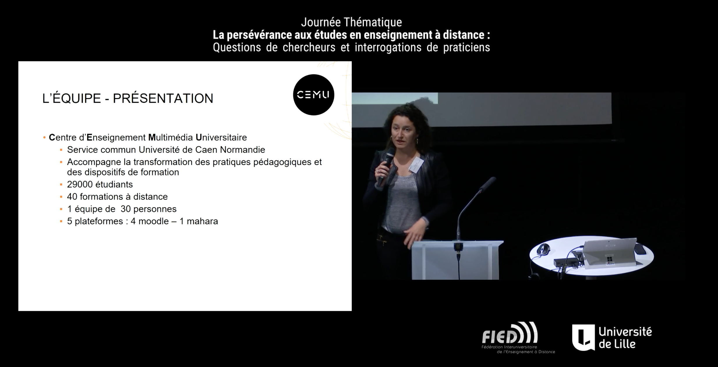 La présence sociale à distance : un des leviers pour la persévérance aux études Annie Jézégou 