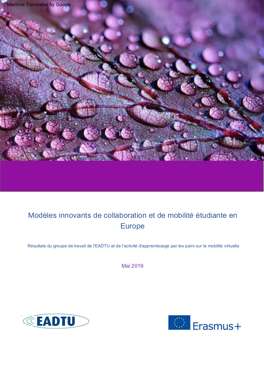 Modèles innovants de collaboration et de mobilité étudiante en Europe